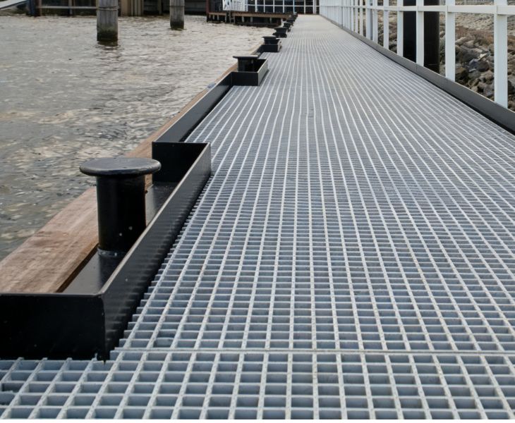 Dock Grating Requires Little Maintenance