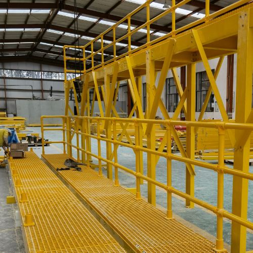 Fire-Retardant FRP Walkway