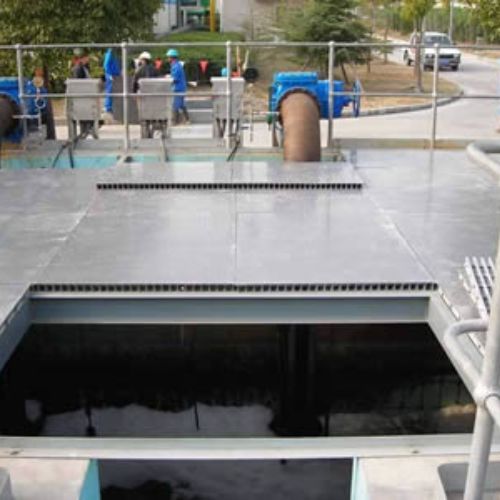 Covered FRP Grating Platform