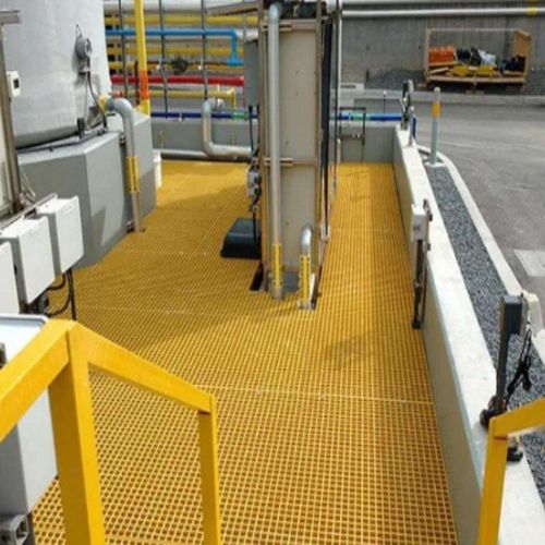 Heavy-Duty FRP Grating Platform