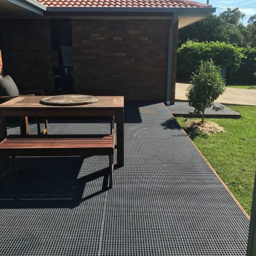 Mini-Mesh FRP Grating Platform