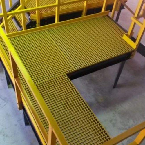 Molded FRP Grating Platform