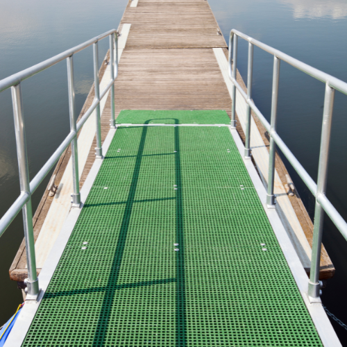 Molded Fiberglass Dock Grating