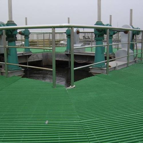 Pultruded FRP Grating Platform
